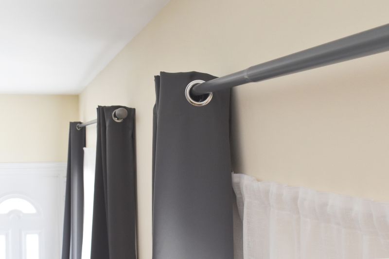 curtain rod installation